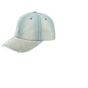 Rhinestone denim hat Rhinestone denim hat