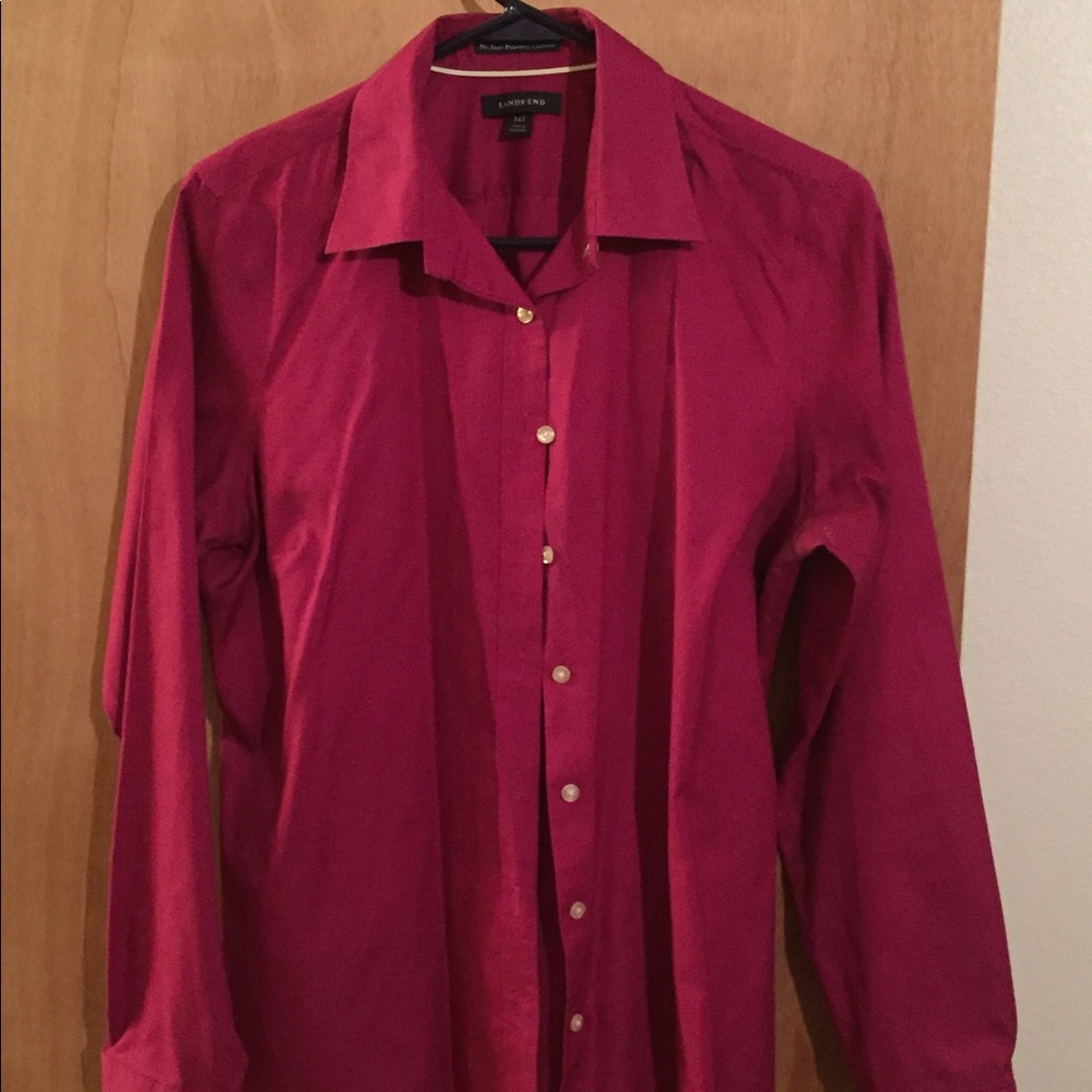 Lands End tall top, fuchsia