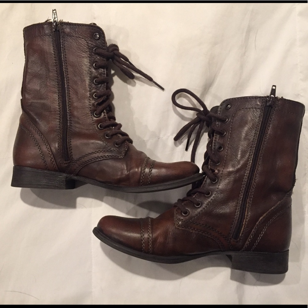 Steve Madden Troopa Boots Size 8