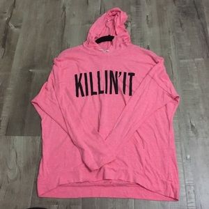 "Killin' It" Pink Hoodie