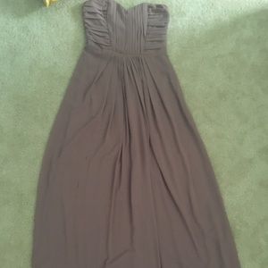 H&m Strapless mauve Chiffon dress size 6 H&m Strapless mauve Chiffon dress size 6