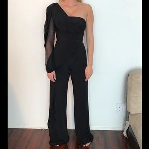Custom black jumpsuit