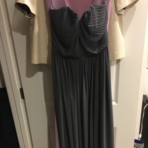 H&M gray Strapless Maxi Dress Size 6 H&M gray Strapless Maxi Dress Size 6
