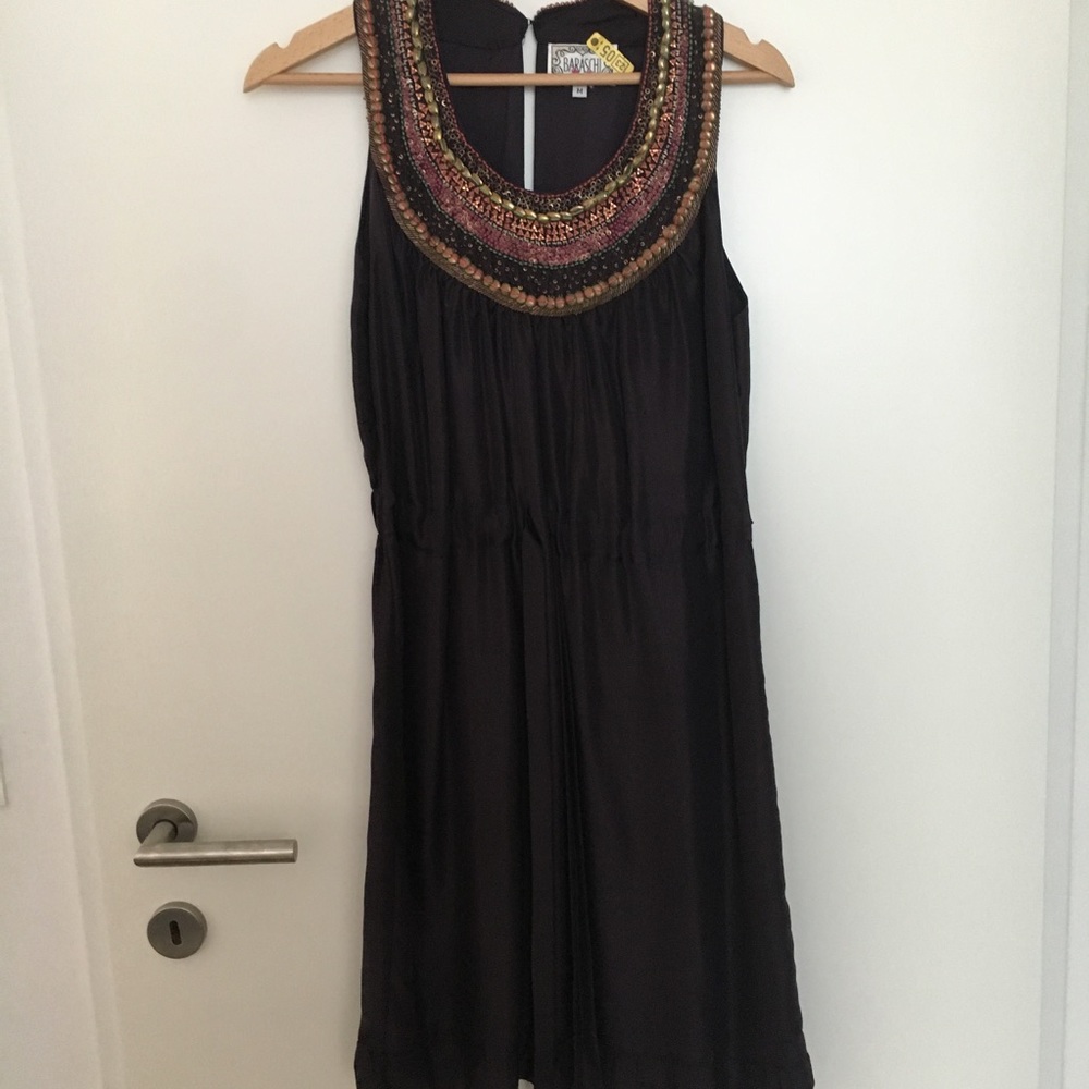 Beaded Yoke Dress by Yoana Baraschi