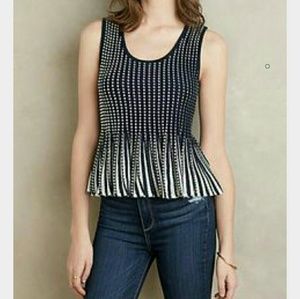 Moth knitted peplum tank Moth knitted peplum tank