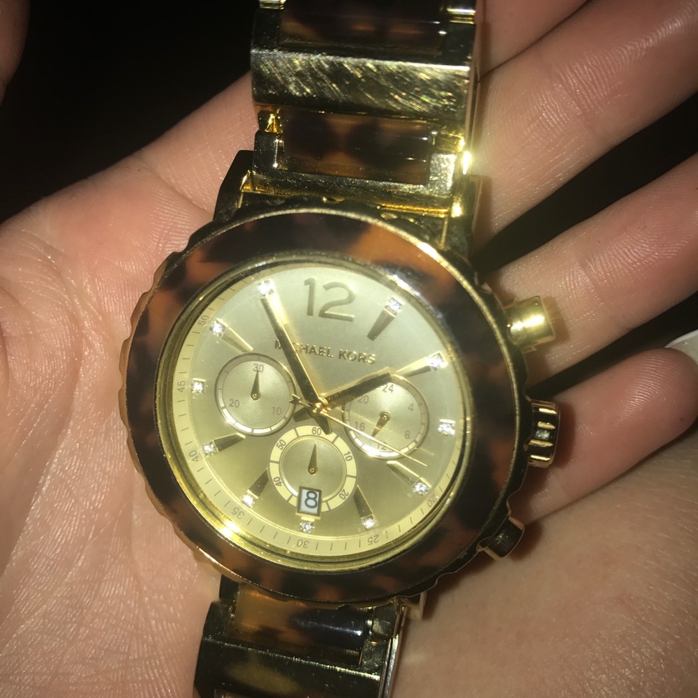Authentic mk watch and matching braclet