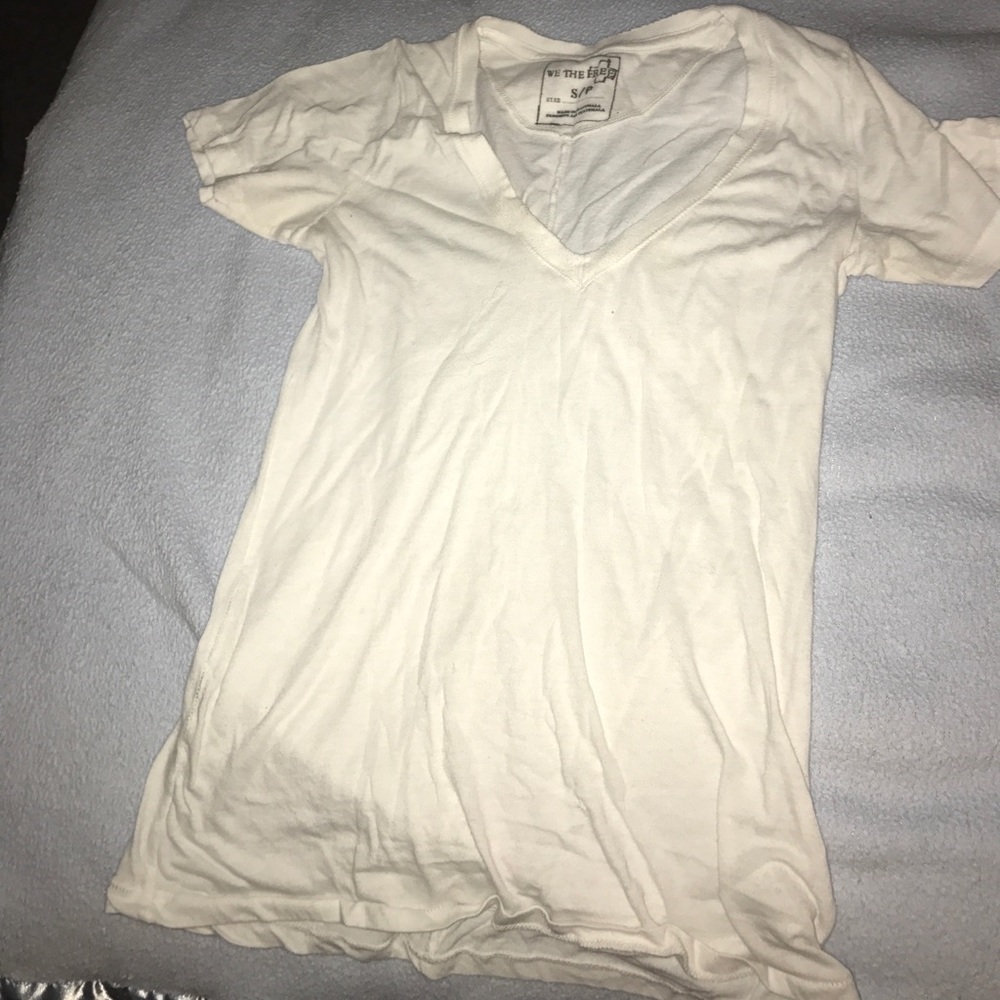 Free People basic V Neck Tshirt
