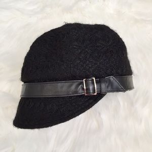 Black Cloche Hat by San Diego Hat Company Black Cloche Hat by San Diego Hat Company