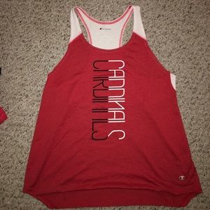 UofL CARDINALS tank top.