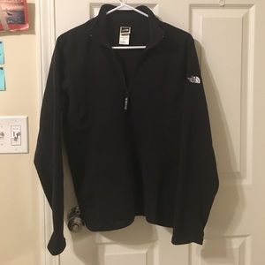 North face half zip fleece pull over