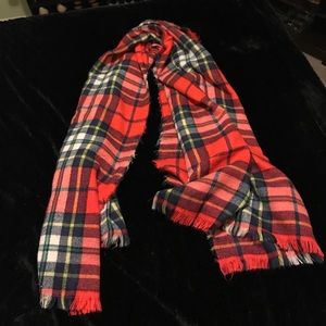 Plaid Blanket Scarf