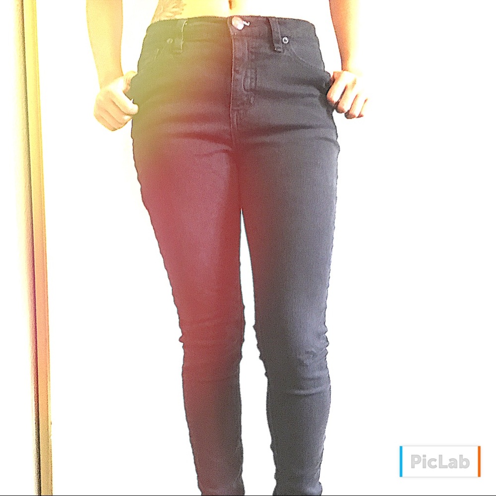 Free People Black Skinny Jeans