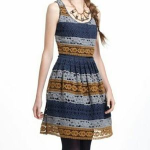 Striped Crochet Dress by Maeve