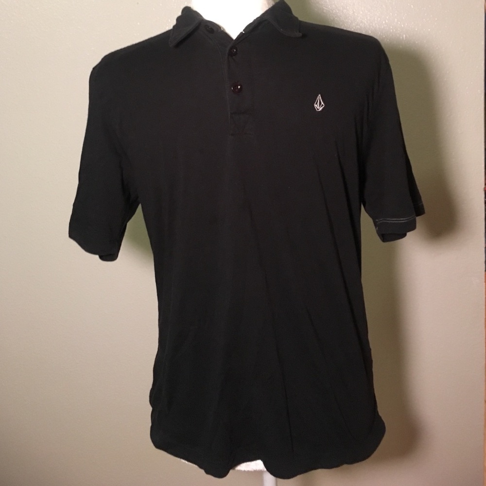 Volcom kids 2 button polo