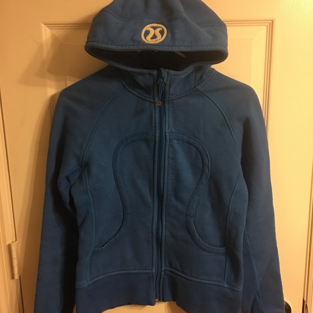 Lululemon Scuba Hoodie Jacket Blue Size 6