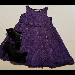 Free People Eggplant Purple All Lace Dress (S) Free People Eggplant Purple All Lace Dress (S)