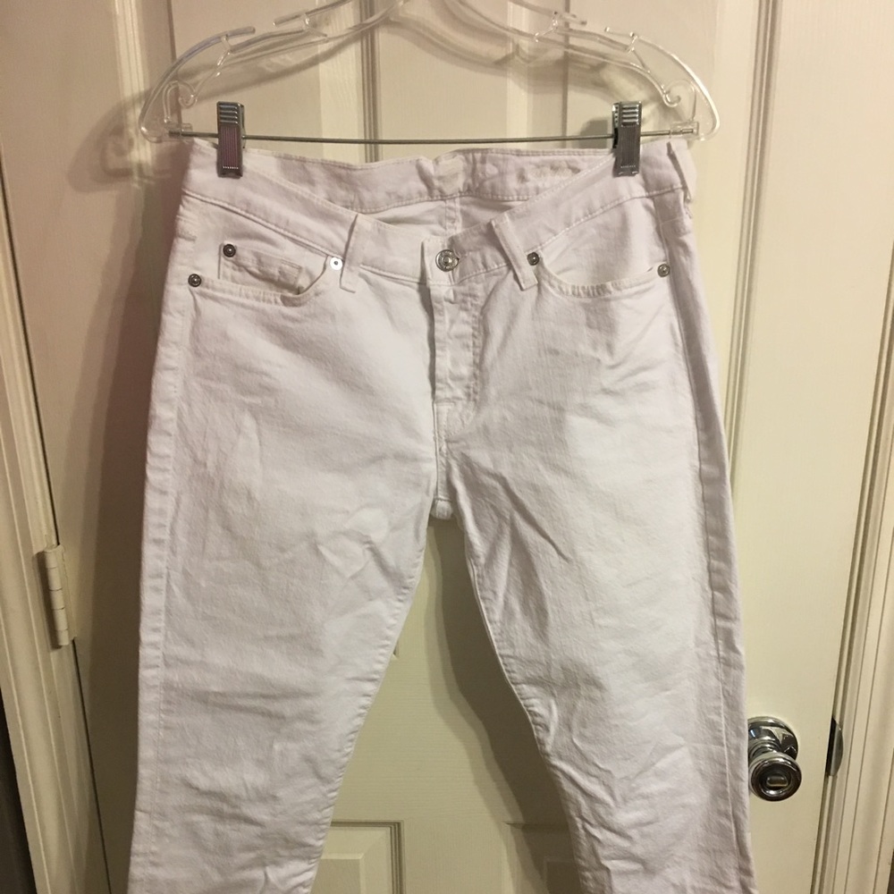 Seven for All Man Kind White Denim Jeans Size 29