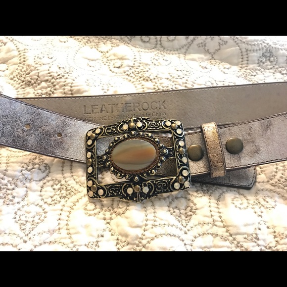 Leather Rock Accessories - Jeweled belt