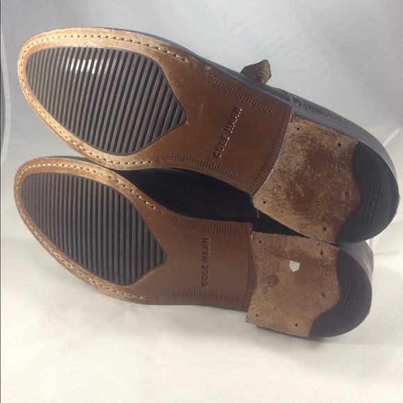 Cole Haan monk straps! Worn 1 time! Size 9.5 M. - Picture 5 of 8