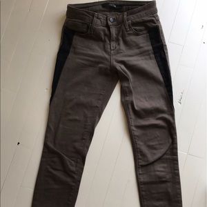 Joe's jeans khaki with black sides