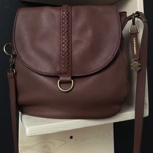 Lucky Brand 🍀 brown leather crossbody