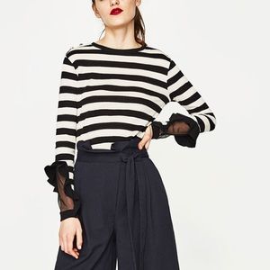 Zara striped sweatshirt Zara striped sweatshirt
