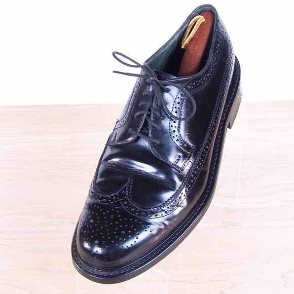 JARMAN Mens Black Leather Oxford Shoes Sz 9 X-Wide main image 5