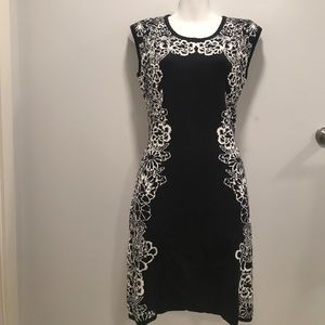 Blk/Wht Slvlss Swtr Dress- Isaac Mizrahi Live NWOT Blk/Wht Slvlss Swtr Dress- Isaac Mizrahi Live NWOT