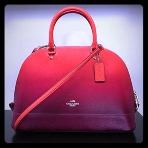 Coach Sierra Satchel PINK. Domed w/feet
