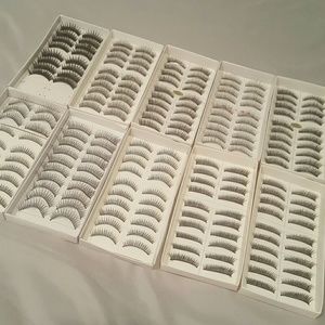 *NIB* Lot of 10 boxes of False Lashes (98 pairs)