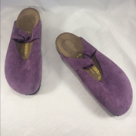 BRAND NEW Womens purple suede birkenstocks - Picture 2 of 7