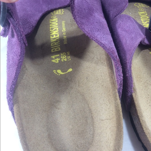BRAND NEW Womens purple suede birkenstocks - Picture 7 of 7