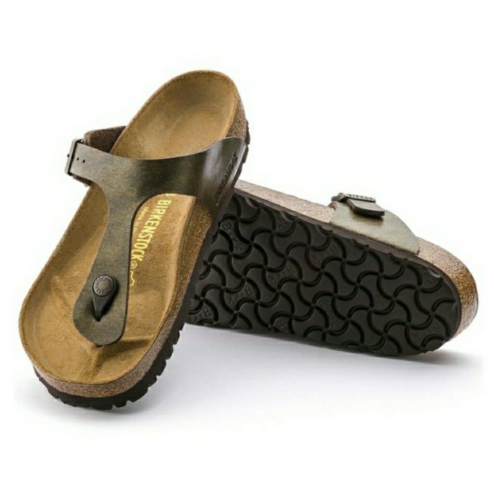 Gizeh Birkenstock sandals.  Only worn once.