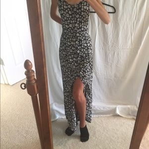 American Eagle Floral Maci Dress w Laceup Back