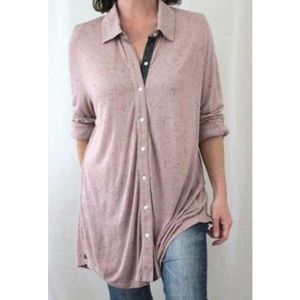Soft Surroundings Pink Pill Speckled Tunic Top Soft Surroundings Pink Pill Speckled Tunic Top