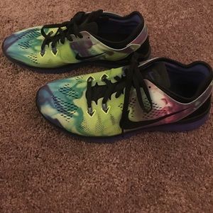 Nike free 5.0 multi colored