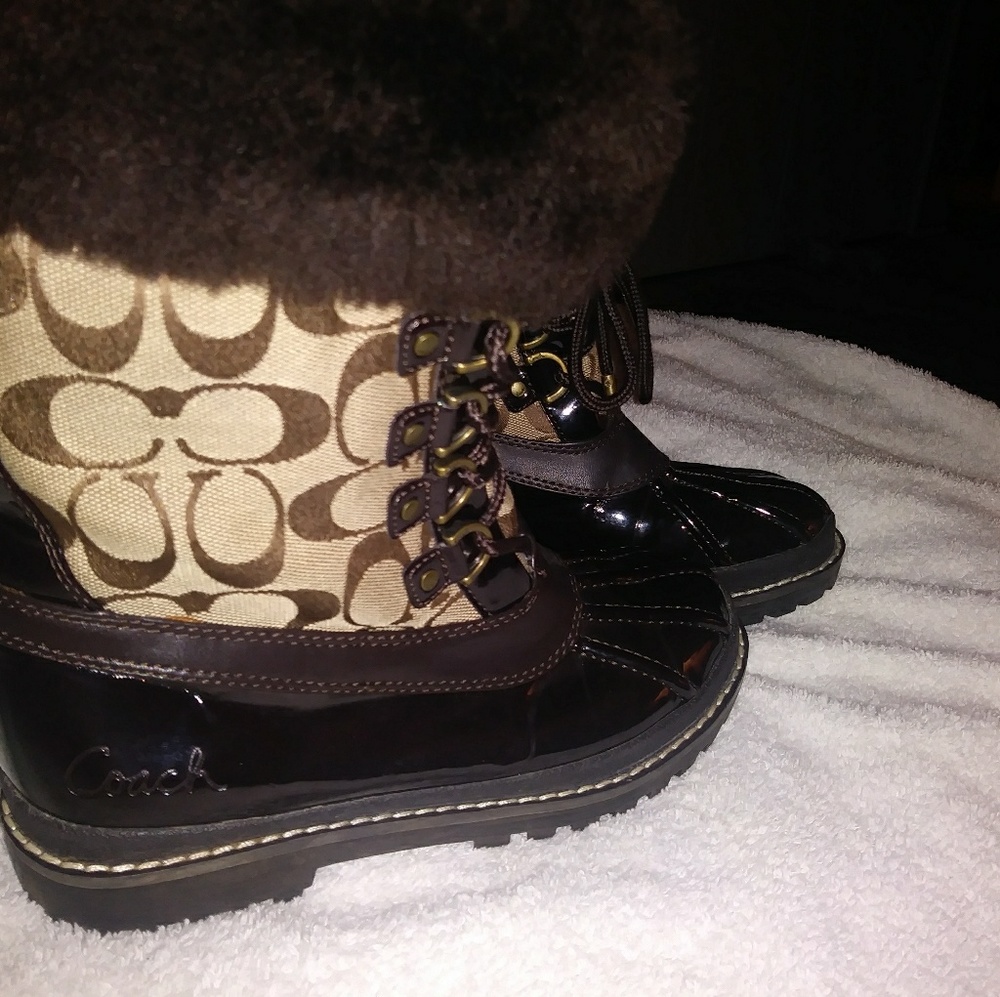 Coach winter boots