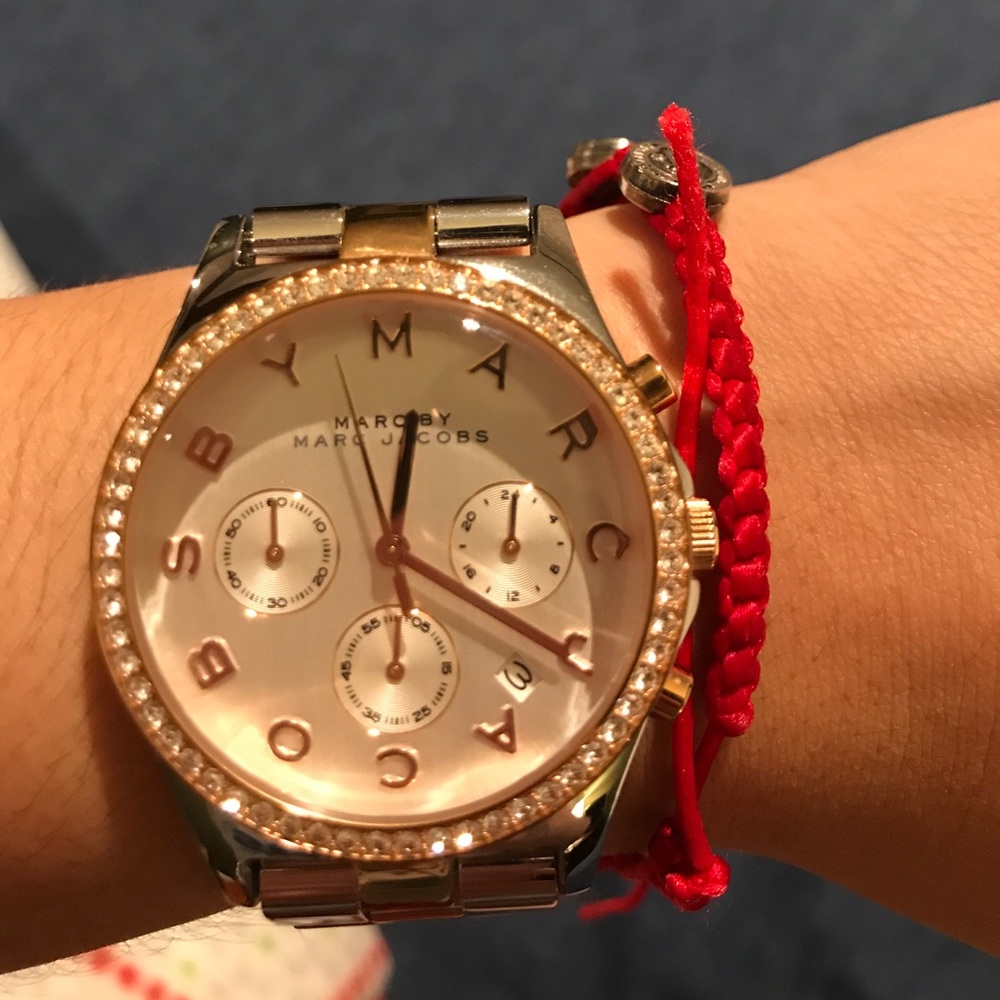 Marc Jacobs two tone watch