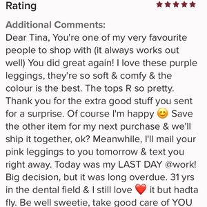 One of my Sweetest customers and friend