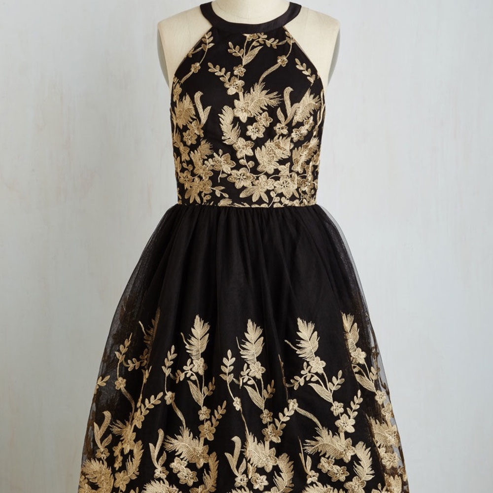 NWT Modcloth Chi Chi London Opulent Dress