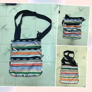 La Sportiv Crossbody shoulder purse bag multi color