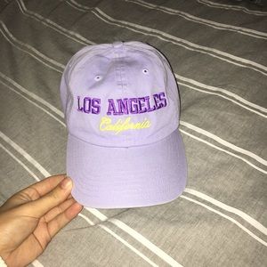Lavender Los Angeles California hat Lavender Los Angeles California hat