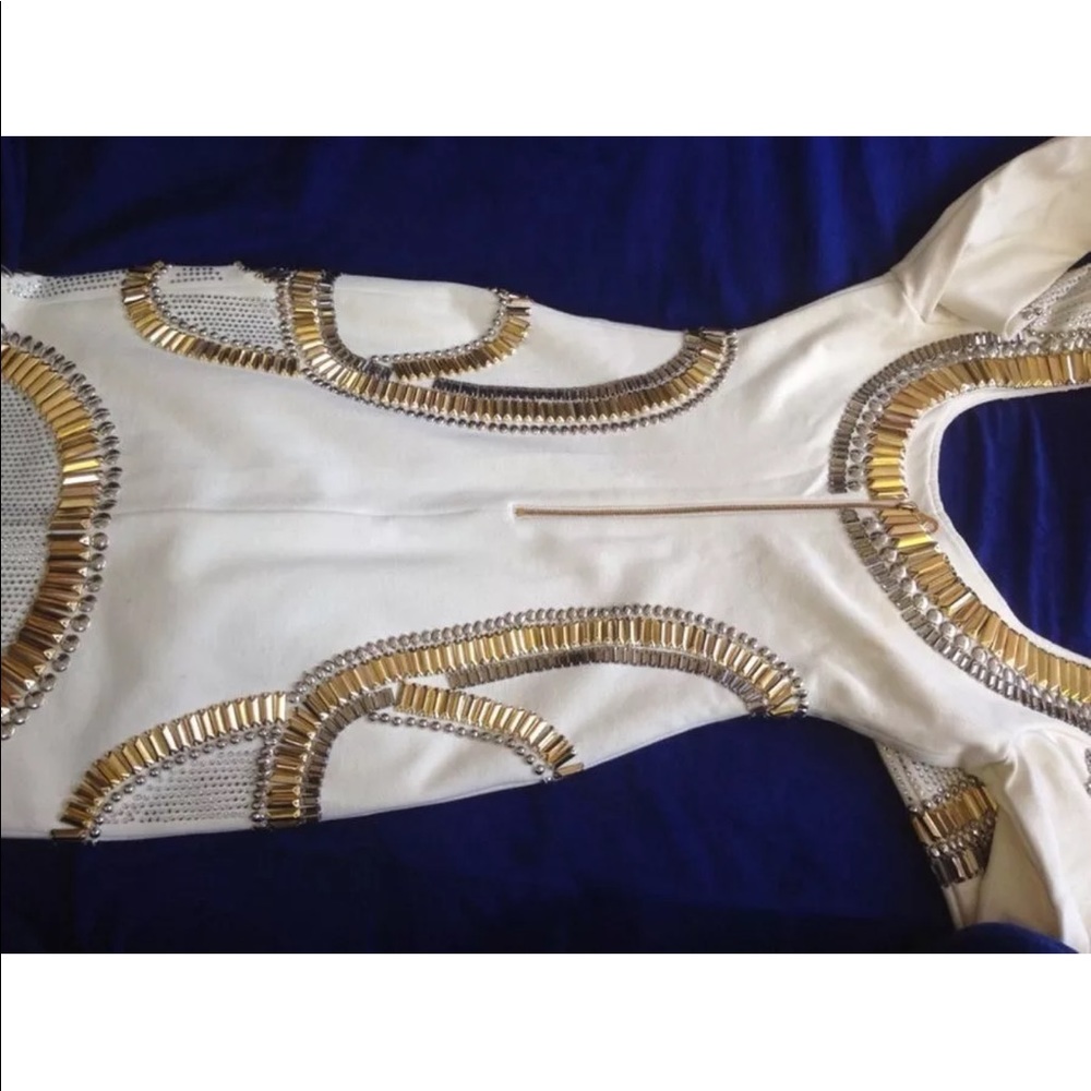Kim Kardashian's Sass & Bide Embroidery Dress Sz 2 - Picture 3 of 7