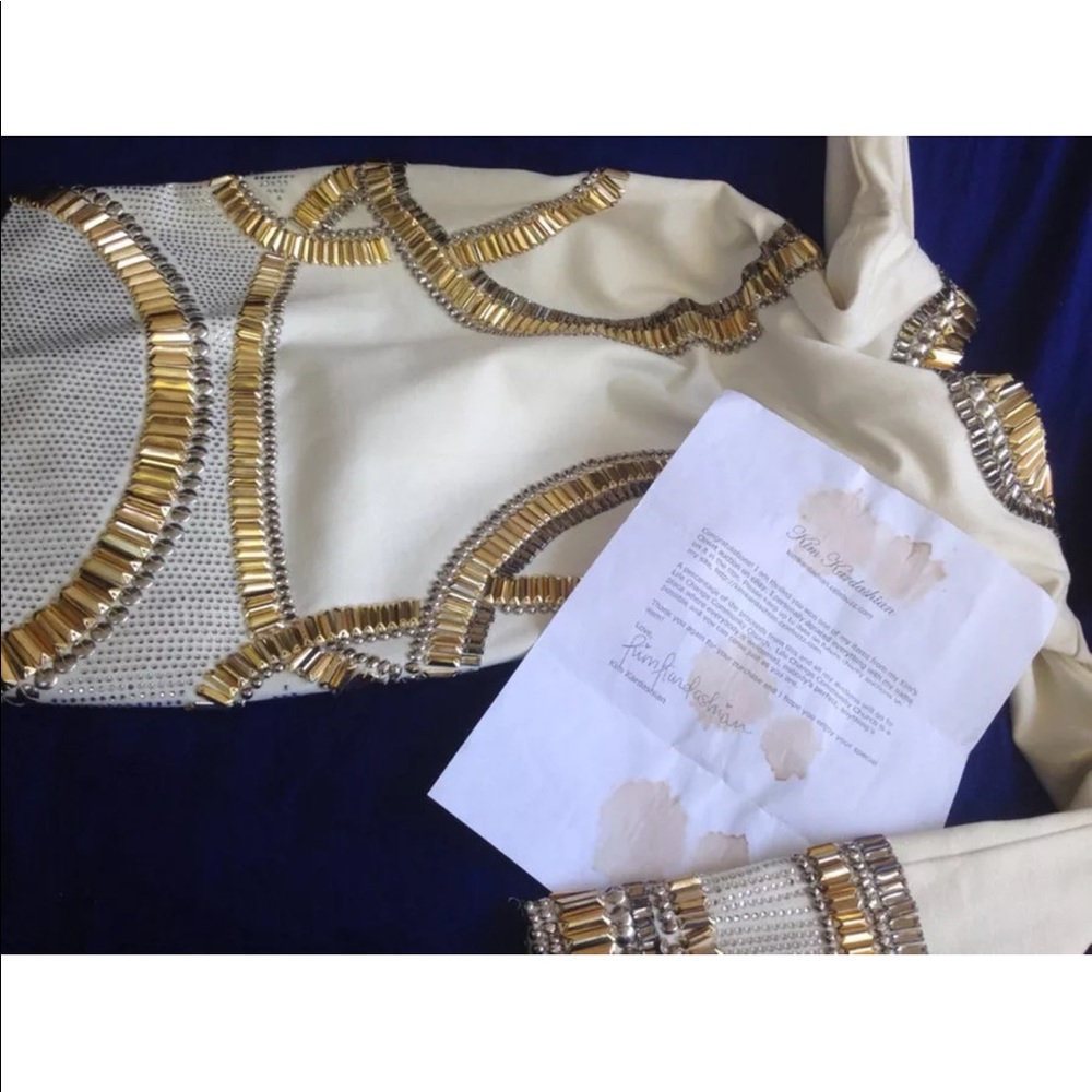 Kim Kardashian's Sass & Bide Embroidery Dress Sz 2 - Picture 4 of 7