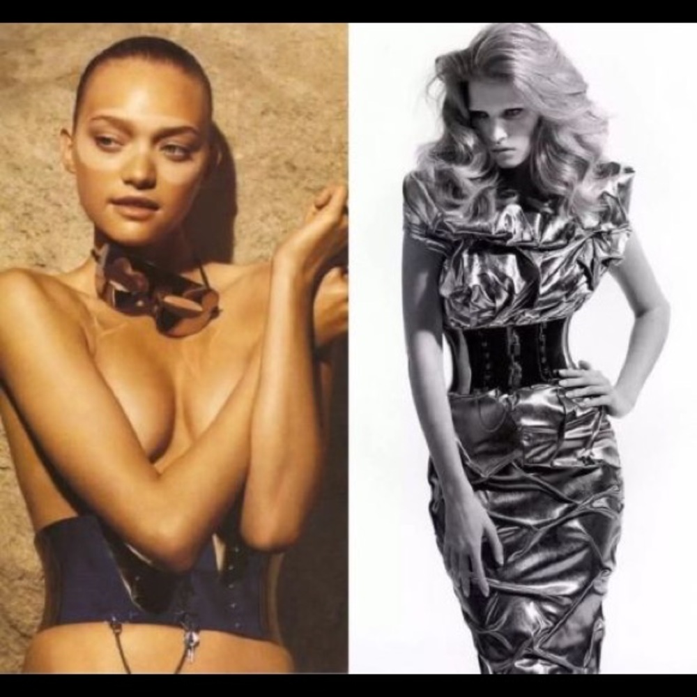 SOLD ICONIC DOLCE & GABBANA METAL CORSET BELT - Picture 2 of 7