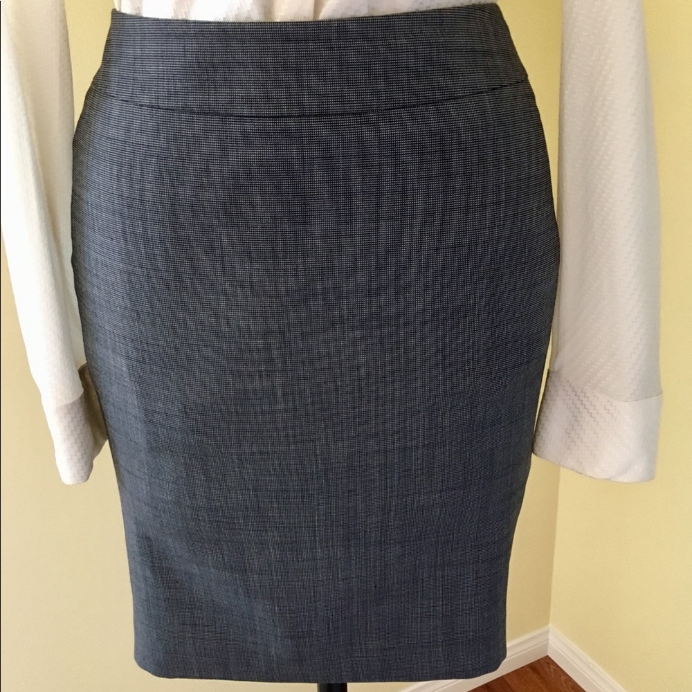 Ann Taylor petite pencil skirt wool blend fabric