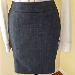 Ann Taylor petite pencil skirt wool blend fabric