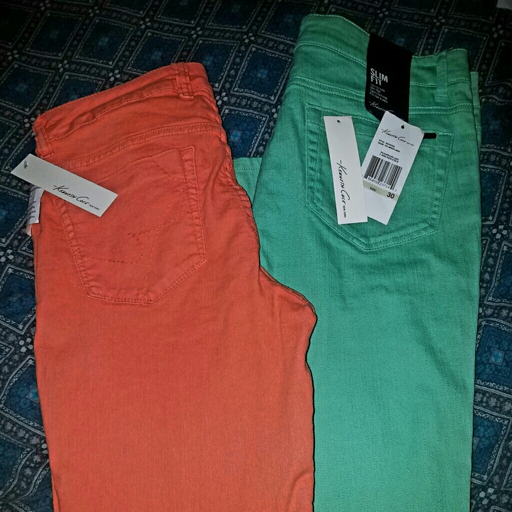 Kenneth Cole Lot of 2 pair  NWT sz 30 skinny jeans