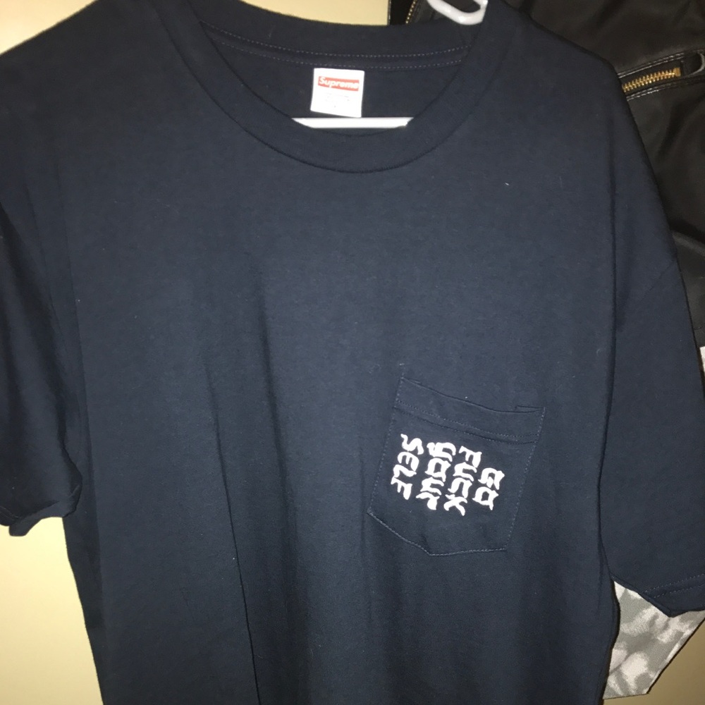 SUPREME "GO FUCK YOURSELF" POCKET TEE XL NEW