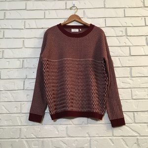 Everly Cozy Woven-Knit Sweater Everly Cozy Woven-Knit Sweater